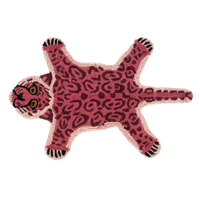 Animal Mat Pink Leopard