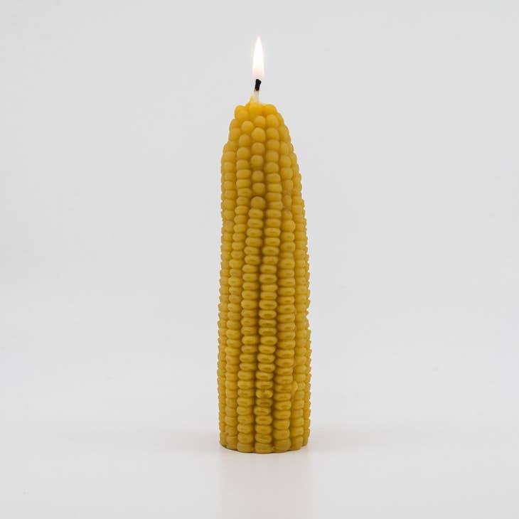 Beeswax Corn Cob Candle