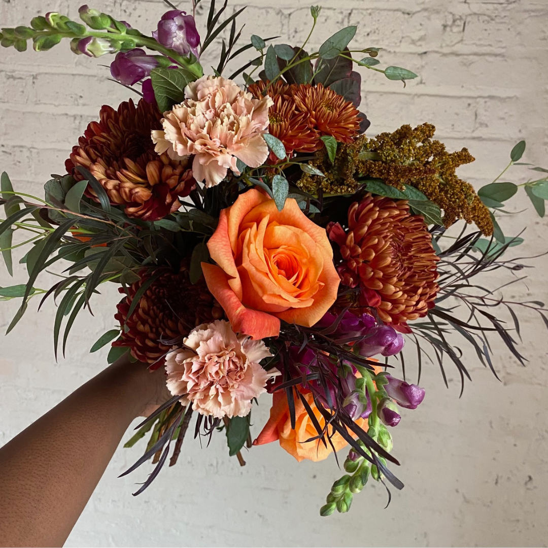 Thanksgiving Hand Tie Arrangement- Friendsgiving