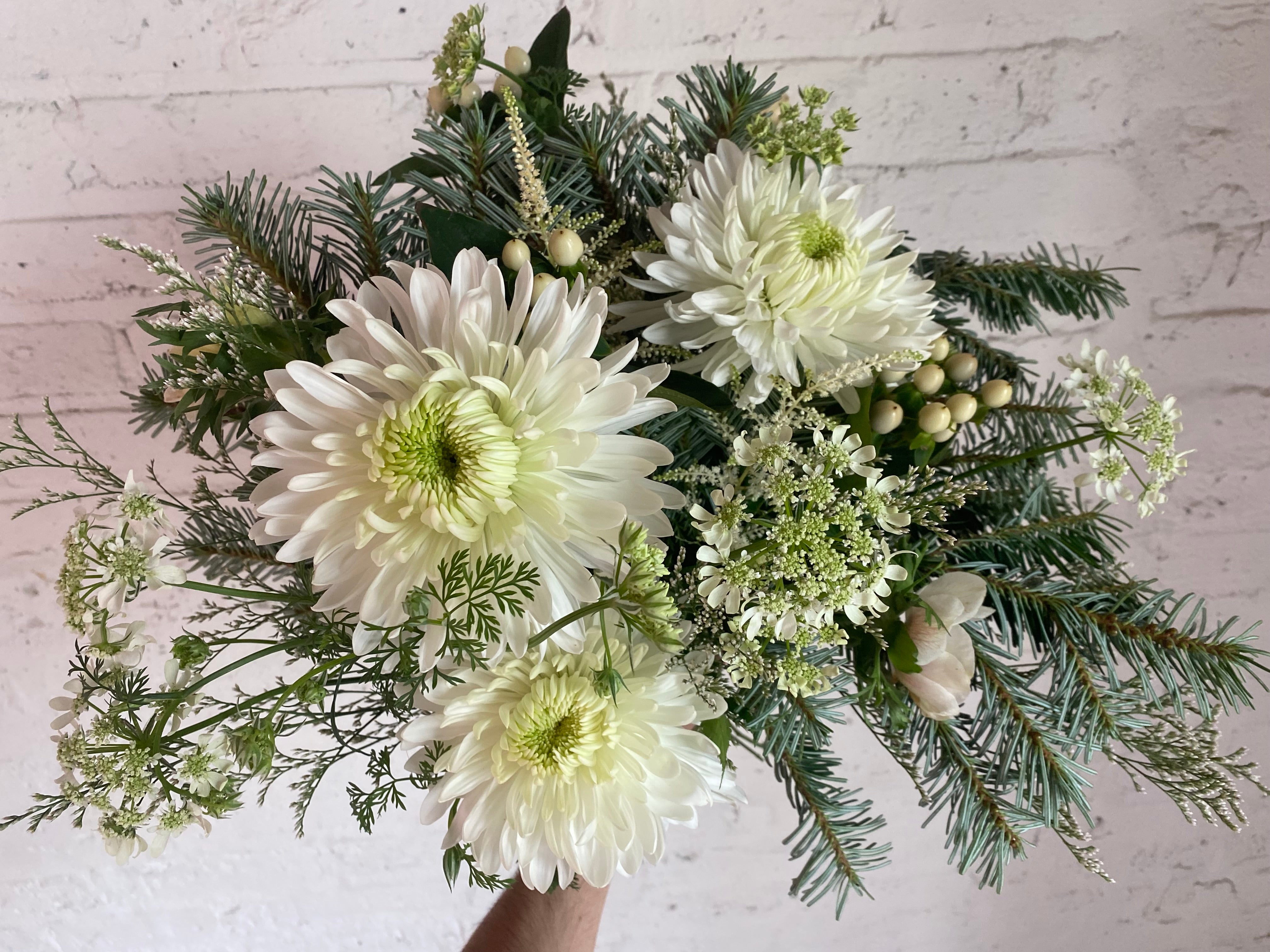 Snowfall Hand Tied Bouquet