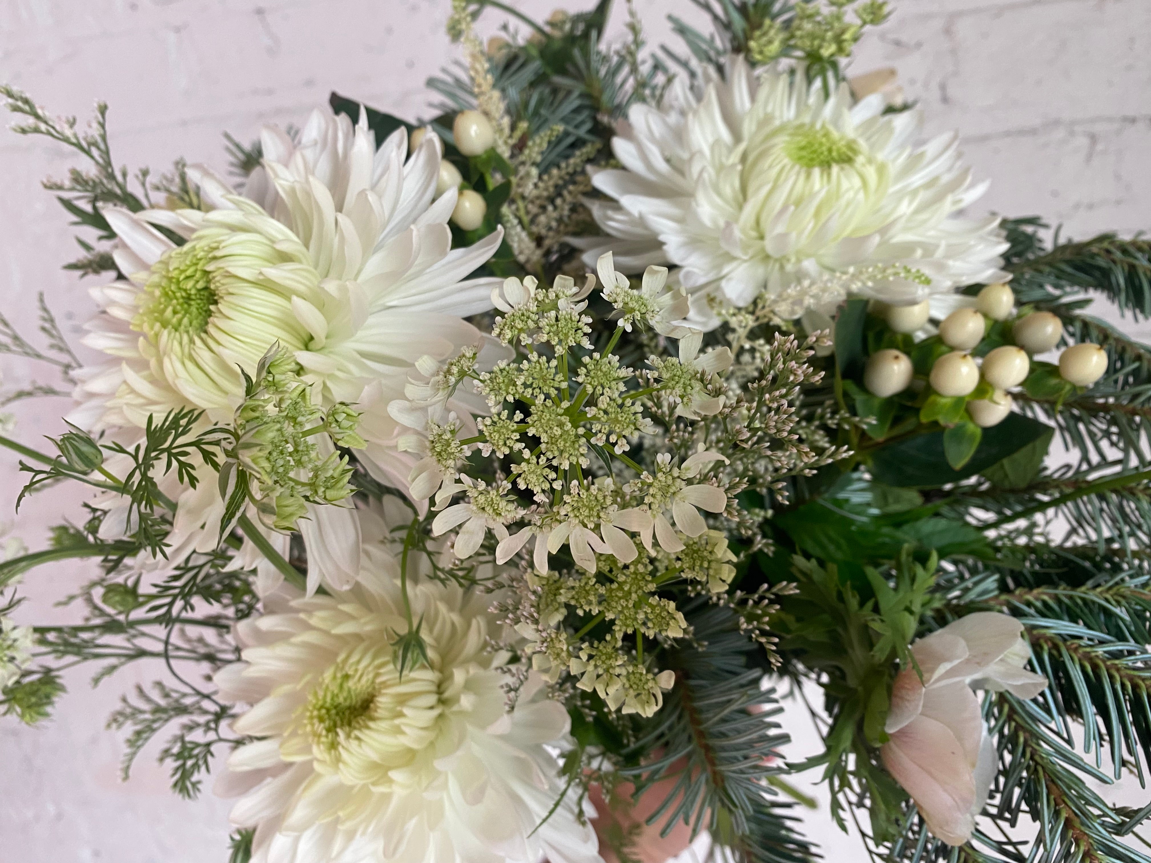 Snowfall Hand Tied Bouquet