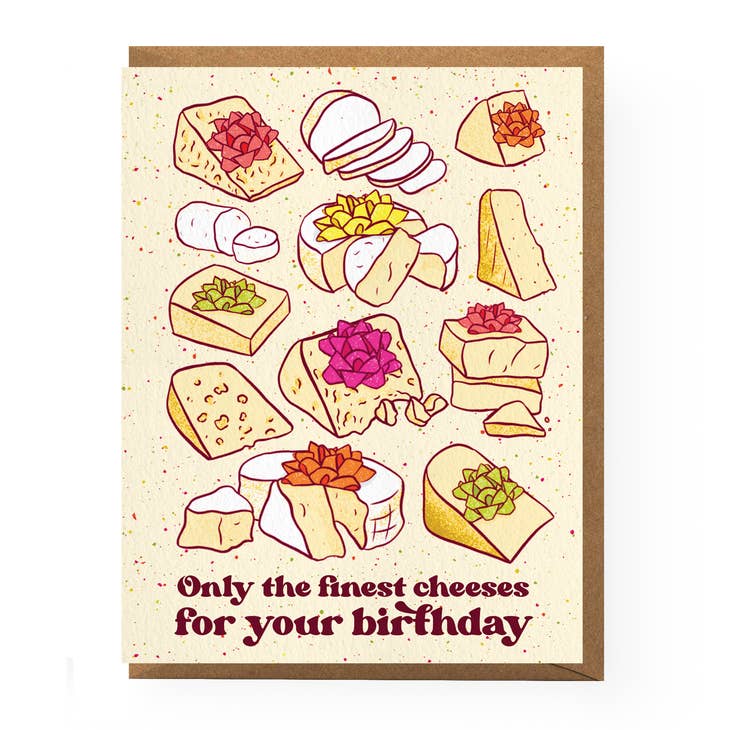 Cheese Birthday Card