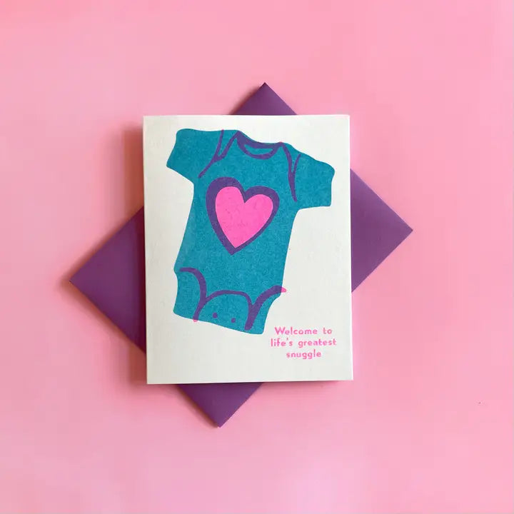 Greatest Snuggle - Baby Shower Card