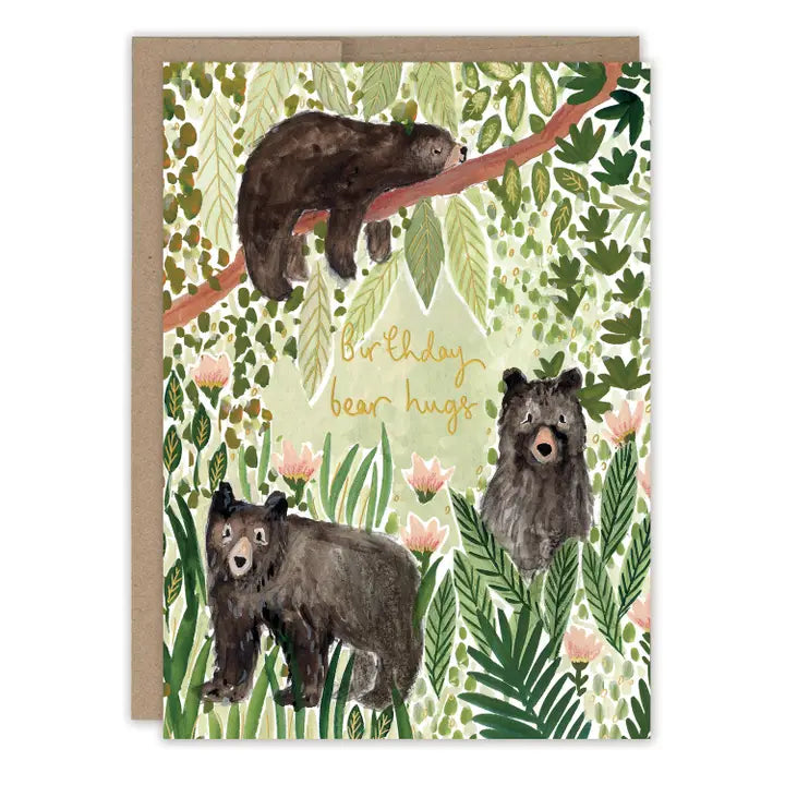 Black Bears Birthday Card