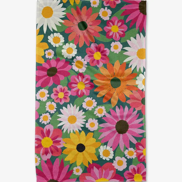 Wild Blooms Tea Towel