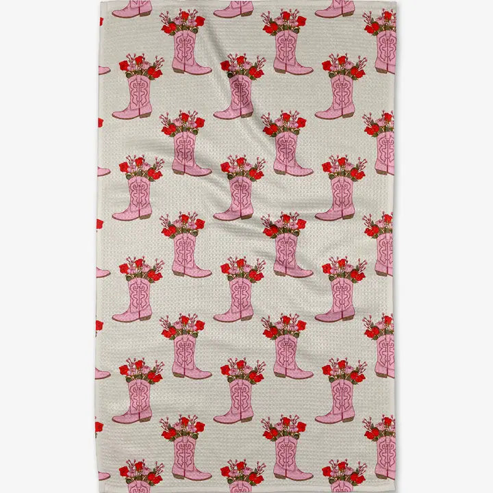 Cowgirl Boots Tea Towel