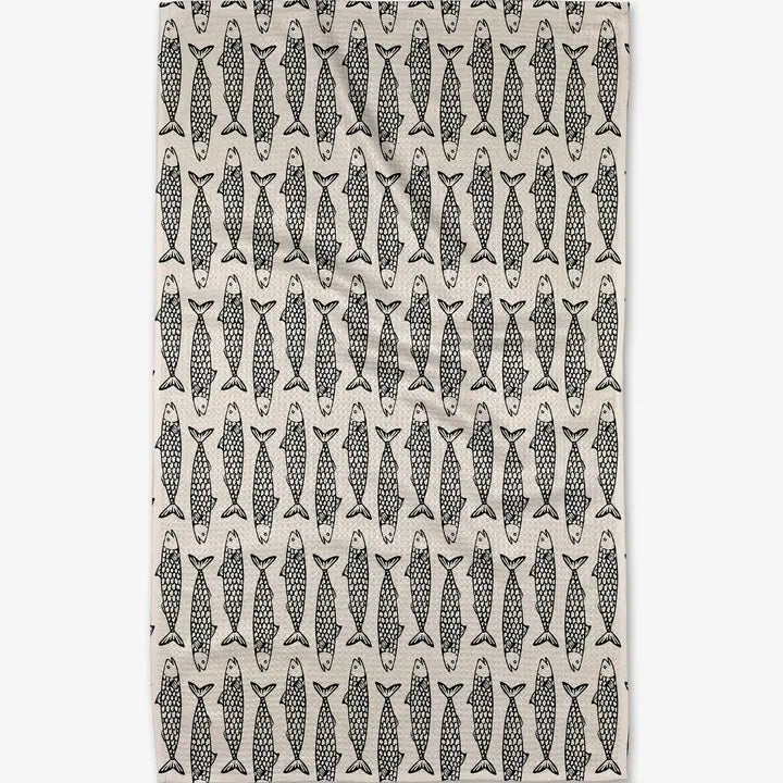 Fish Friends Tea Towel