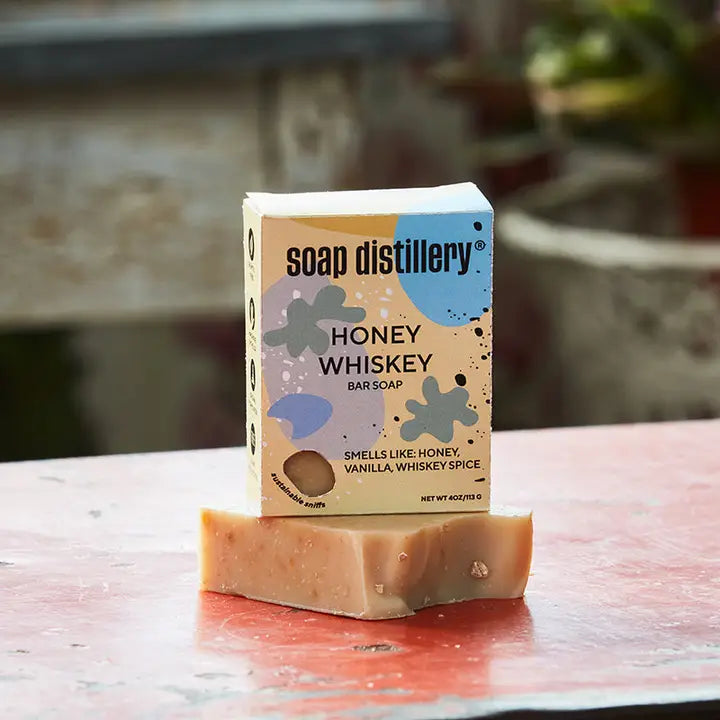 Honey Whiskey Soap Bar