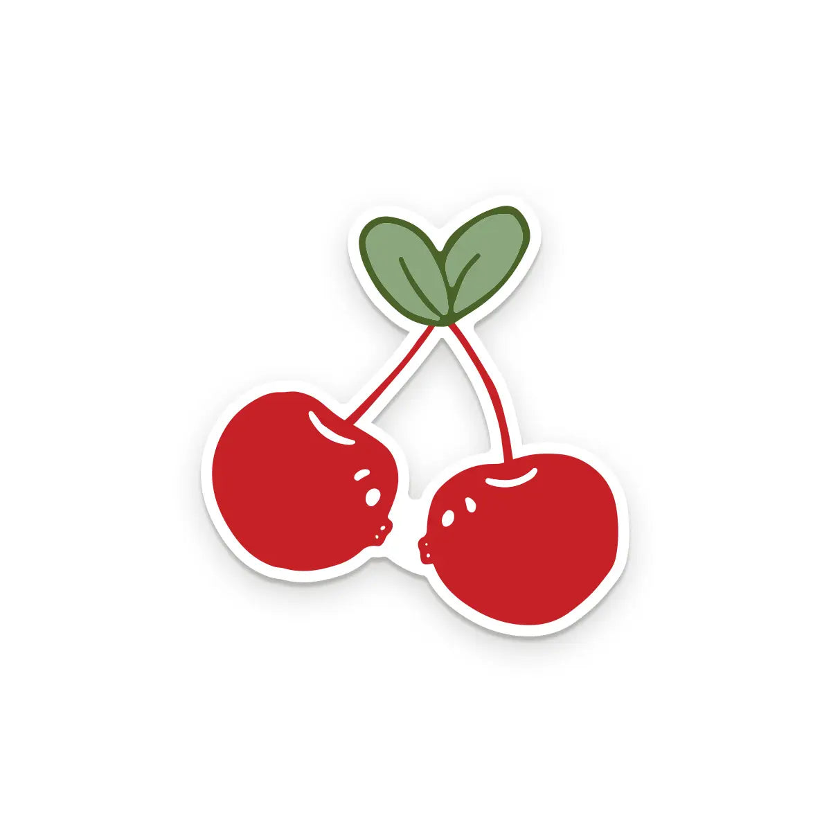 Kissing Cherries Sticker