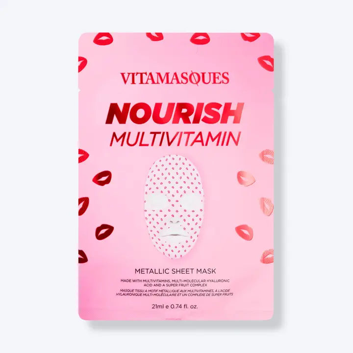 Nourish Multivitamin Metallic Sheet Face Mask