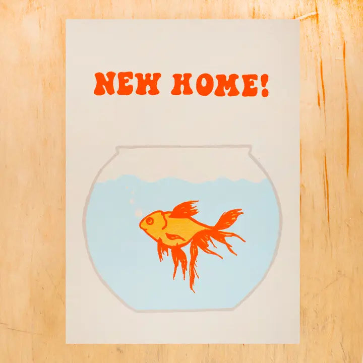 New Home Fish Greeting Card