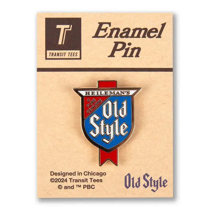 Old Style Enamel Pin