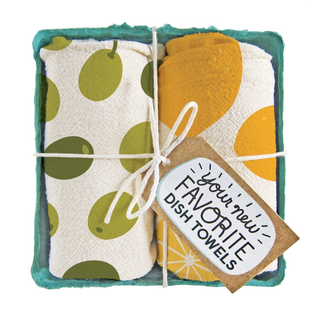 Olives With A Twist - Tea Towel Set