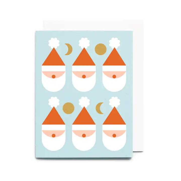 Scandi Santa Christmas Card