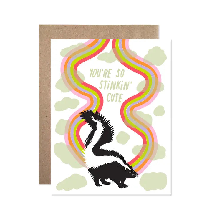 Stinkin' Cute Skunk Card