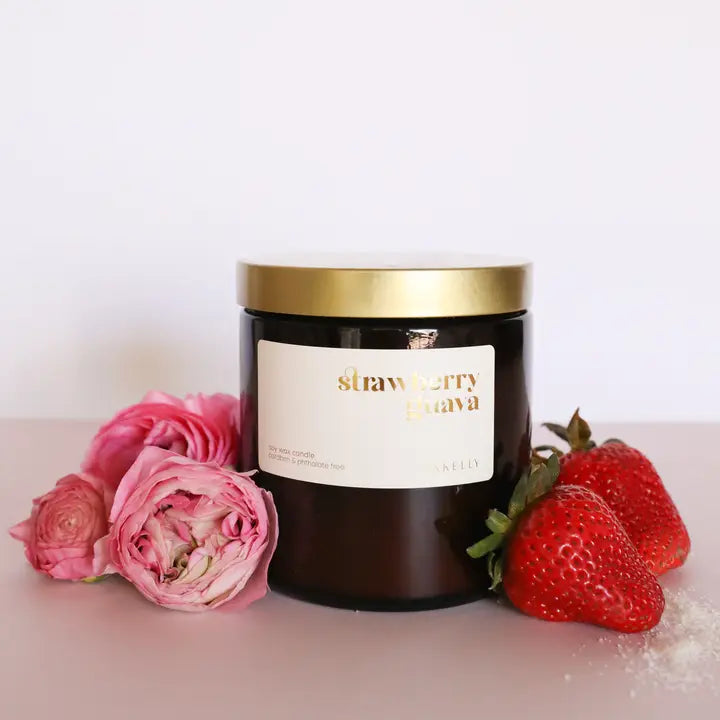 Strawberry Guava Candles - Amber 16oz