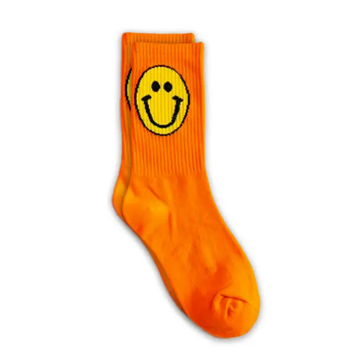 Suzanne Smiley Socks - Orange