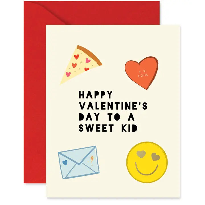 Sweet Kid Valentine Greeting Card