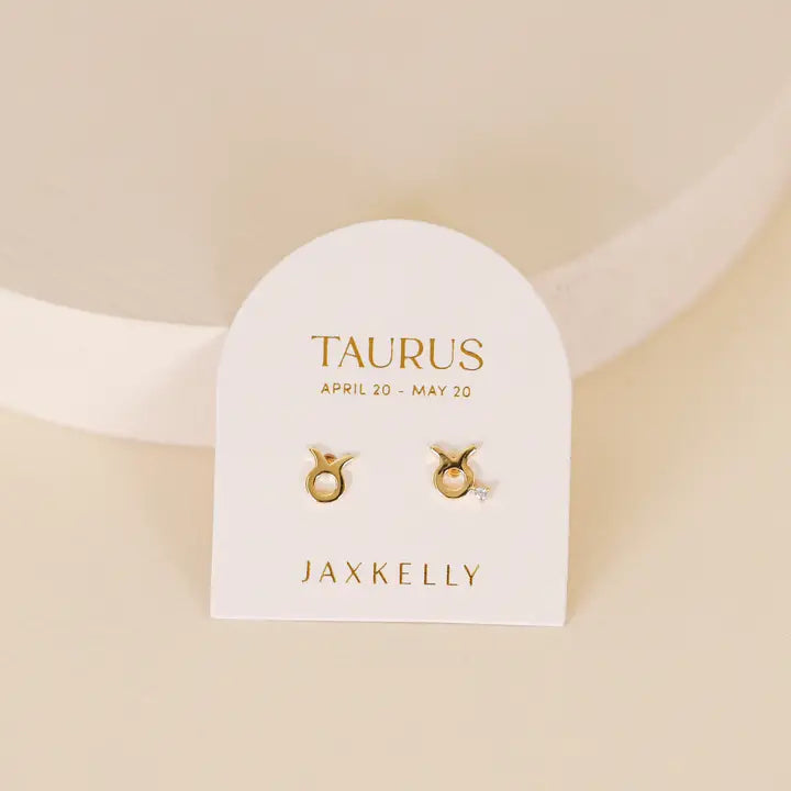 Taurus Stud Earrings