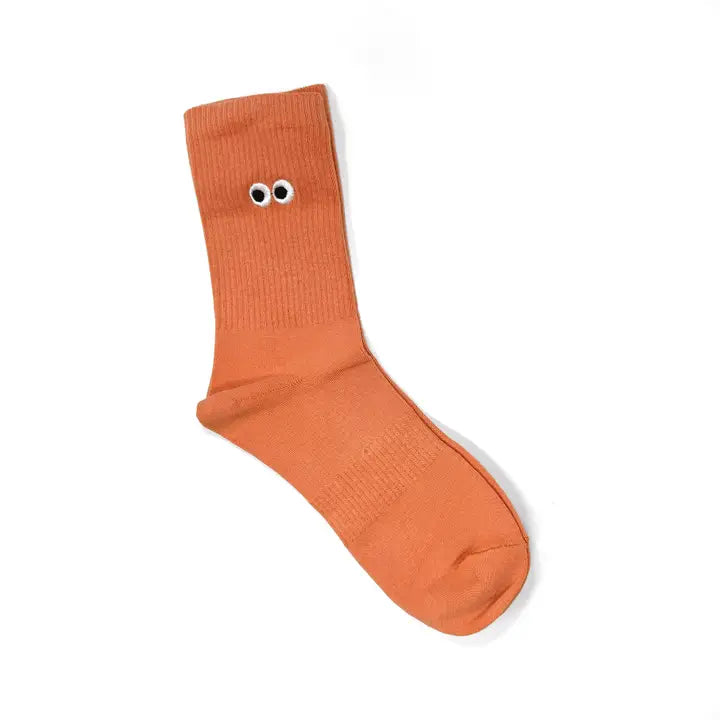 Watching You Socks - Salmon