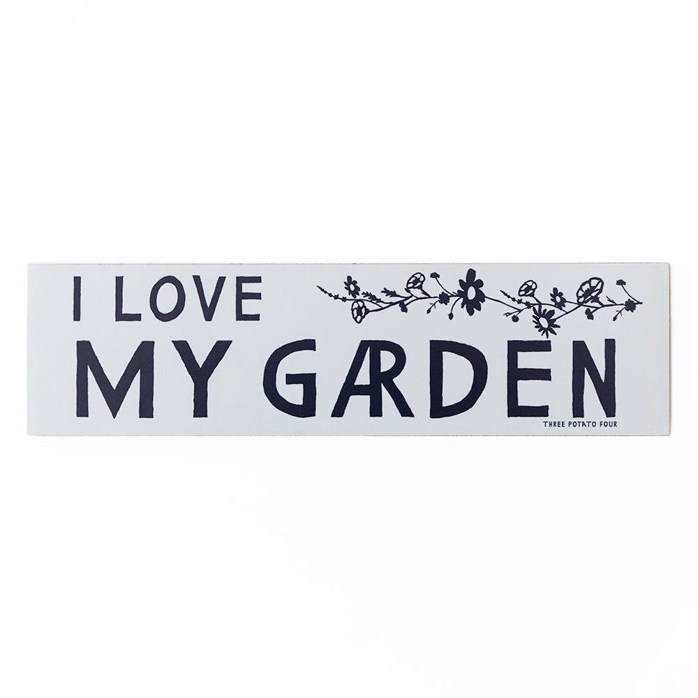 "I love my garden" Bumper Magnet