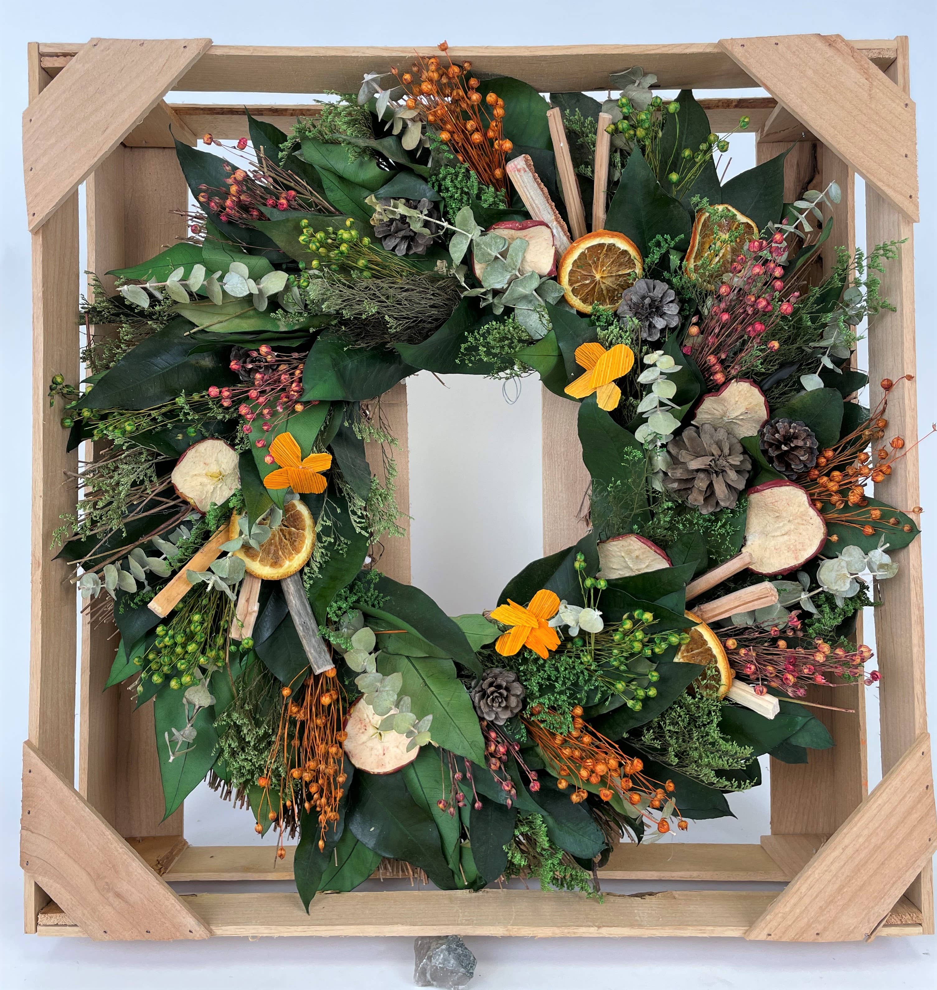 Country Citrus Fall Wreath