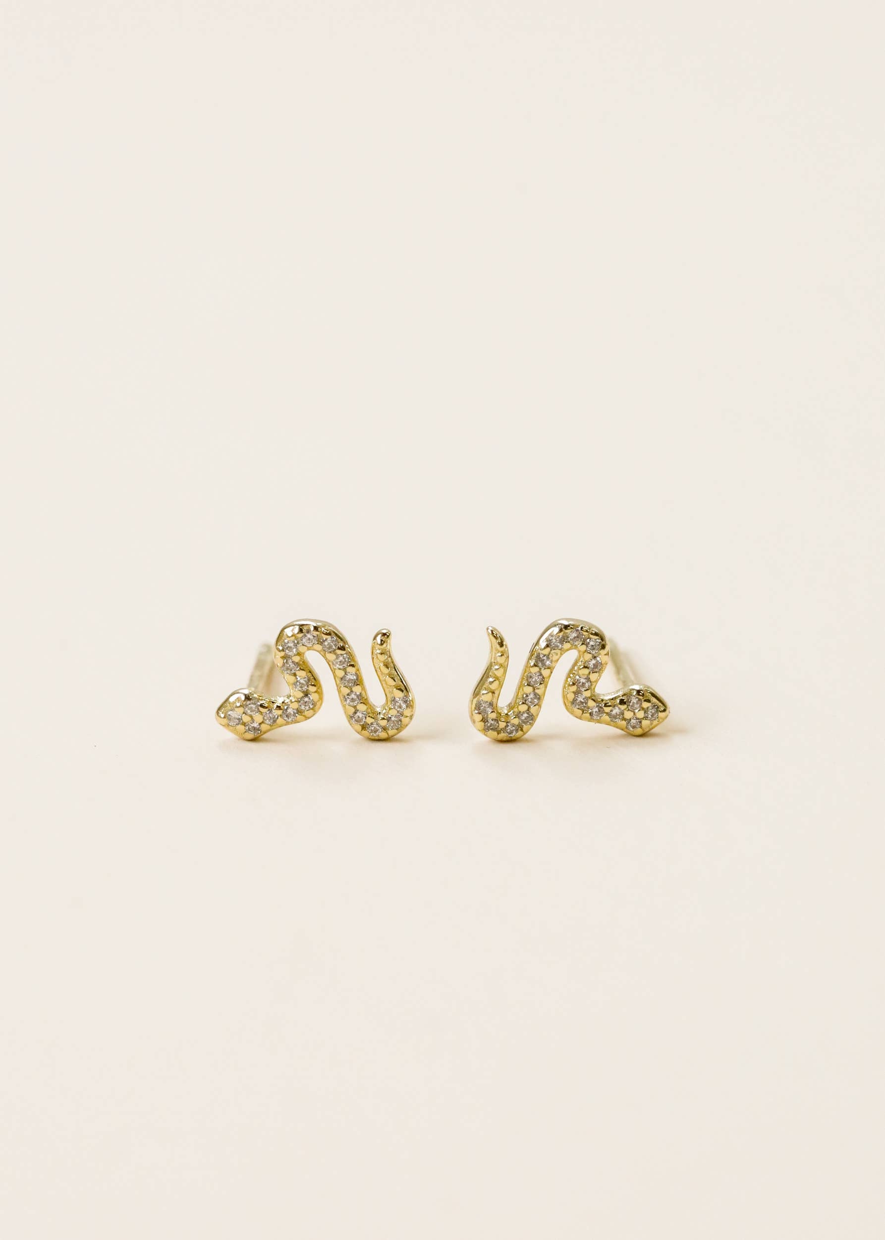 Pavé Snake Stud